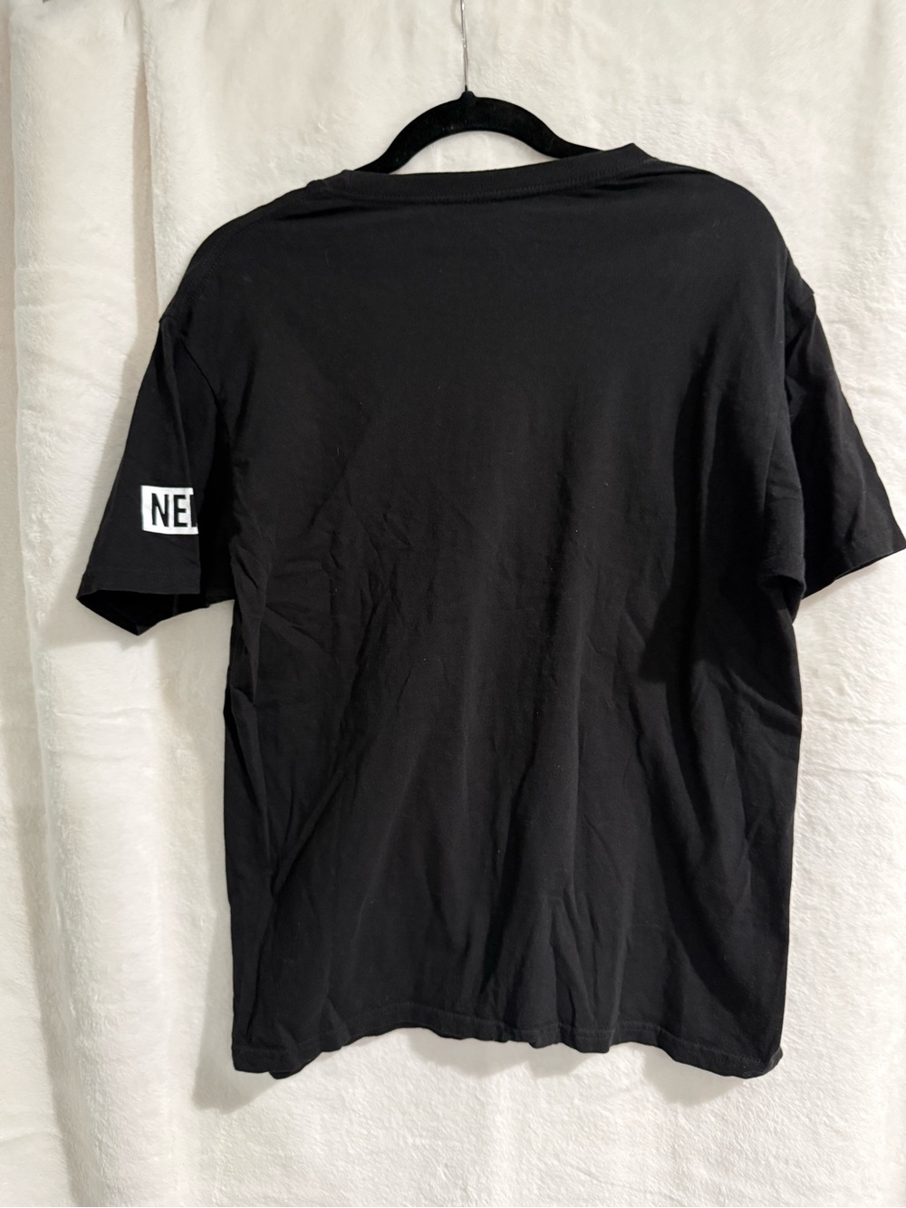 Disney Black Crewneck Tee with Printed Interior Label - Picture 3 of 4